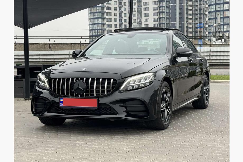 Mercedes C-Class W205 2014–2021 Přední nárazník kompletní (AMG Line 2018-2021) Fotografie 1
