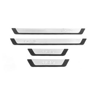 Nerezové kryty prahů Omsa Flexill (4 ks) Hyundai IX-35 2010–2015 fotografie 1