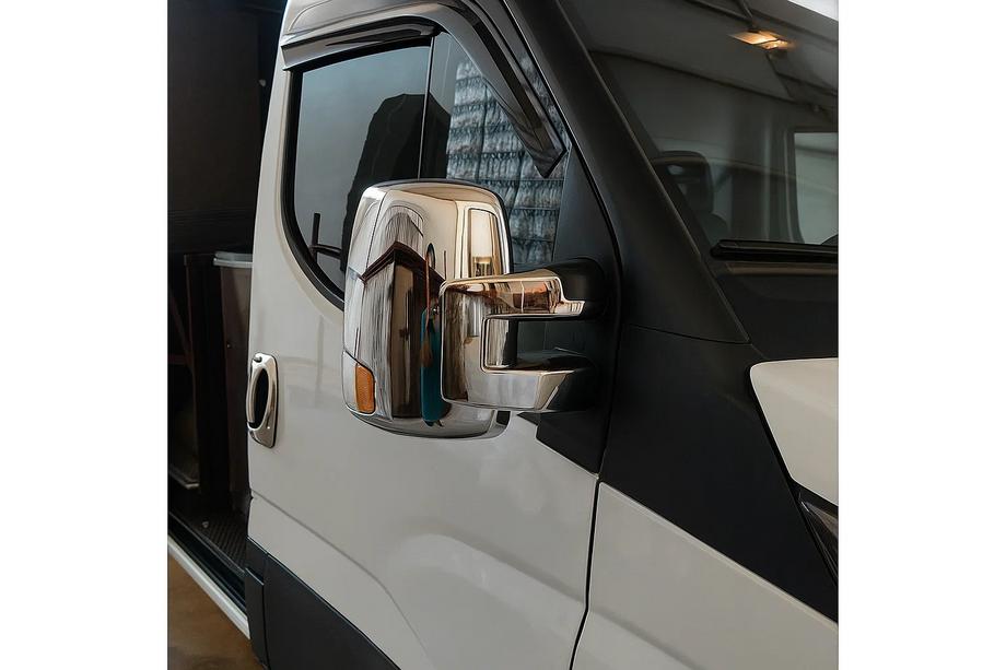 Iveco Daily 2014– Chromové kryty zpětných zrcátek (2 ks, plast) Fotografie 3