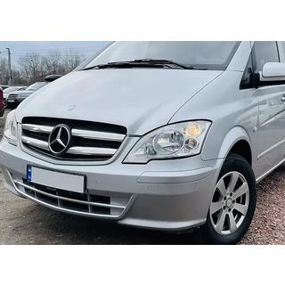 Nerezové lišty na lem masky chladiče 2010-2015 (nerez) Mercedes Vito W639 2004–2014 fotografie 3