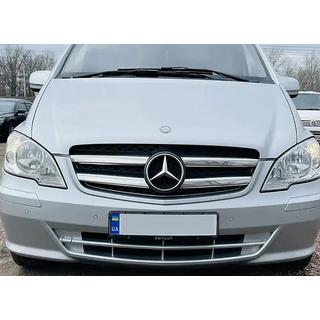 Nerezové lišty na lem masky chladiče 2010-2015 (nerez) Mercedes Vito W639 2004–2014 fotografie 1