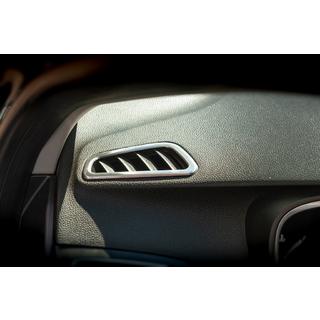 Rámeček výdechu ventilace v interiéru (2 ks, nerez) Renault Megane IV 2016–2025 fotografie 1