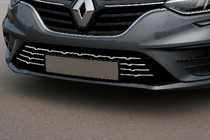 Renault Megane IV 2016–2025 Nerezové lišty na nárazník 2021+ (7 ks) fotografie 1