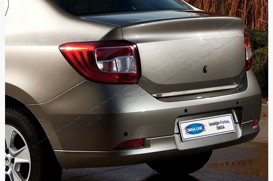 Dacia Logan II 2013–2022 Nerezová lišta na hranu víka kufru 2013-2018 (nerez) Image
