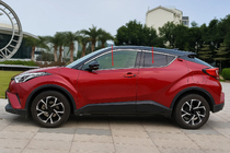 Toyota C-HR 2016–2023 Lišty oken OmsaLine (4 ks, nerez) fotografie 3