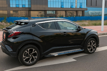 Toyota C-HR 2016–2023 Lišty oken OmsaLine (4 ks, nerez) fotografie 6