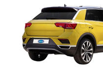 Volkswagen T-Roc 2017–2025 Nerezová lišta nad SPZ (OmsaLine) fotografie 1