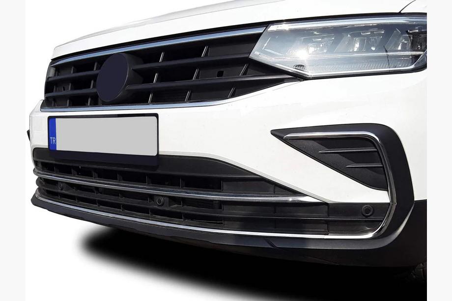 Volkswagen Tiguan 2016–2023 Chromové kryty mlhových světel 2020+ (4 ks, nerez) Image