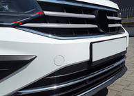 Volkswagen Tiguan 2016–2023 Nerezové lišty na masku chladiče 2020+ (4 ks) fotografie 1