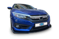 Honda Civic Sedan X 2016–2021 Lip spoiler předního nárazníku LIP V3 (černý) fotografie 1
