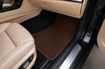BMW řady 7 F01/F02 2008–2015 EVA autokoberce do interiéru (pro F02, hnědé) fotografie 2