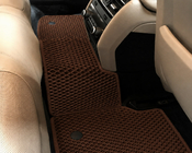 BMW řady 7 F01/F02 2008–2015 EVA autokoberce do interiéru (pro F02, hnědé) fotografie 3