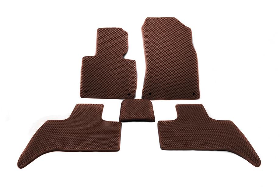 BMW X5 E53 1999–2006 Autokoberce EVA (hnědé) Fotografie 2