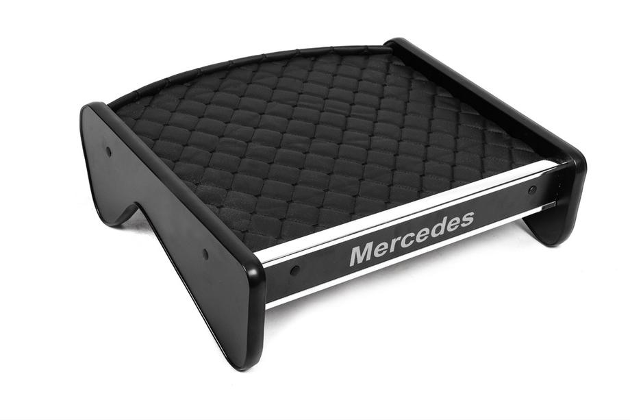 Mercedes T2 (507-814) 1967–1996 Odkládací police na palubní desku (černá s černým prošitím) Fotografie 3