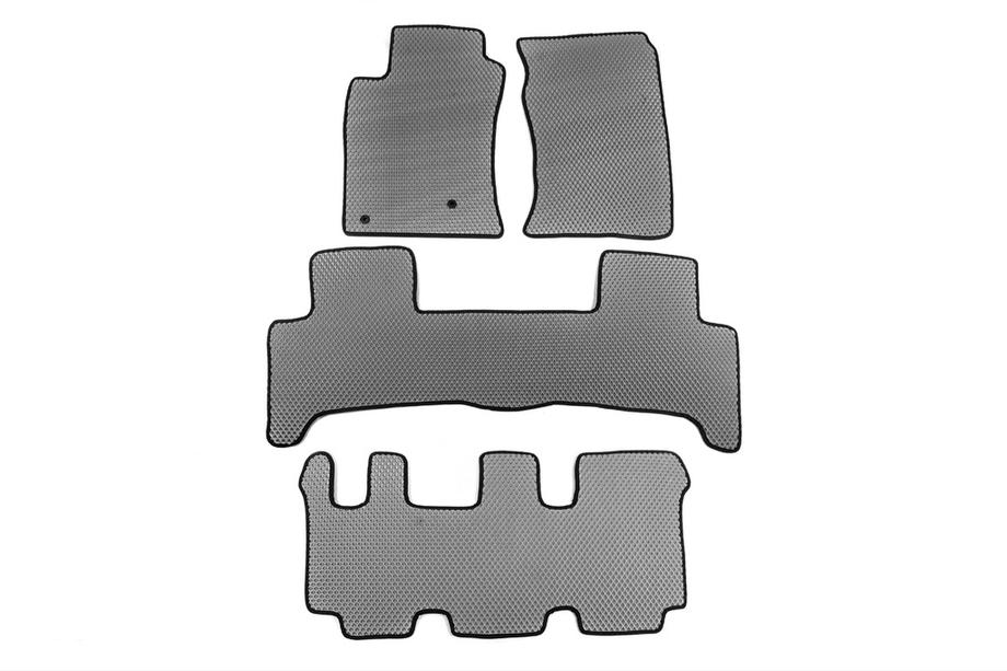 Toyota Land Cruiser Prado 120 2002–2009 EVA autokoberce do interiéru (3 řady, šedé) Image