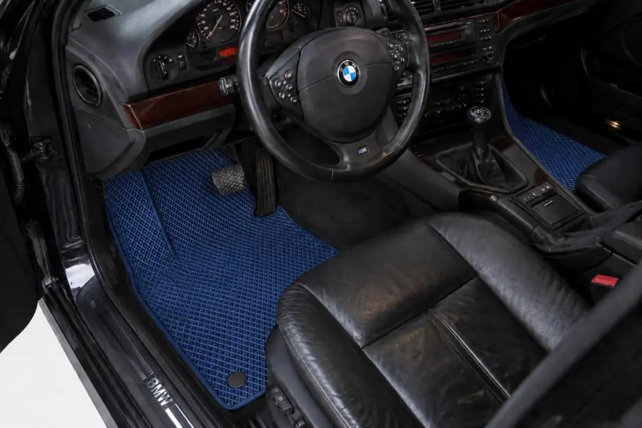 BMW řada 5 E39 1996–2003 EVA autokoberce (modré) Fotografie 1