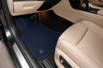 BMW řady 7 F01/F02 2008–2015 EVA autokoberce do interiéru (pro F02, modré) fotografie 1