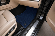 BMW řady 7 F01/F02 2008–2015 EVA autokoberce do interiéru (pro F02, modré) fotografie 2