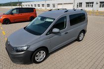 Volkswagen Caddy 2020– Střešní ližiny Skyport GREY Standardní základna fotografie 9