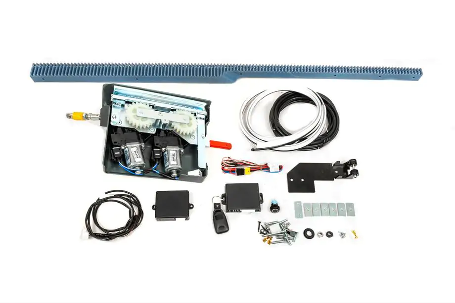 Ford Transit 2014– Modelový elektrický pohon bočních dveří s nouzovým režimem (2motorový) Image