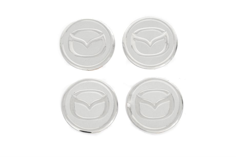 Mazda Samolepky na středové krytky V2 60 mm (4 ks) Fotografie 2