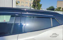 Peugeot 2008 2019– Okenní ofuky s chromovanou lištou (4 ks, Niken) fotografie 2