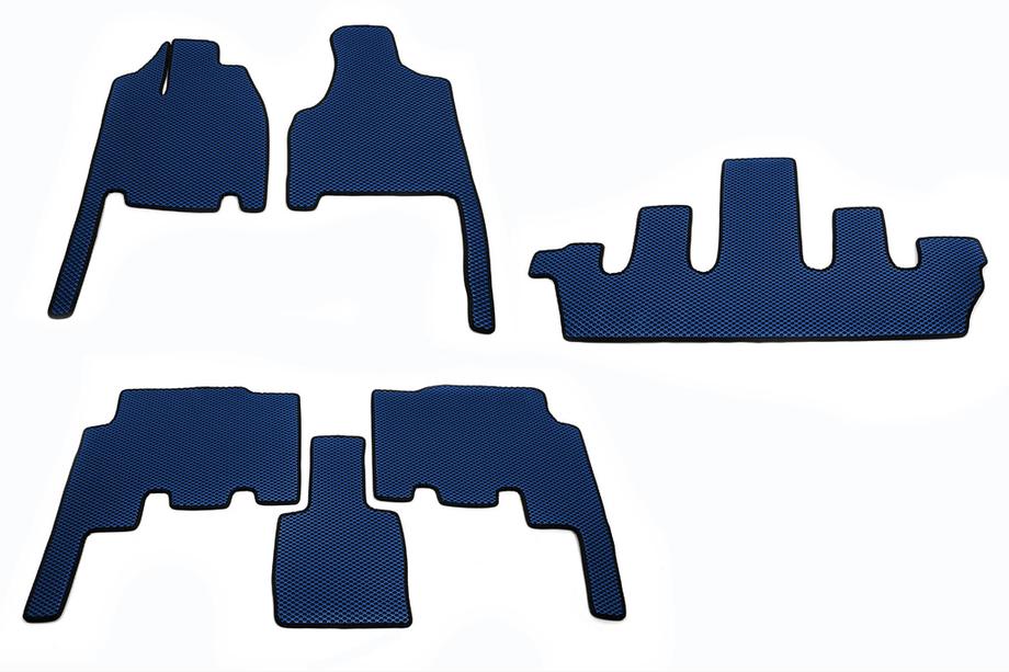 Chrysler Voyager 2001–2007 Autokoberce do interiéru (3 řady, EVA, modré) Image