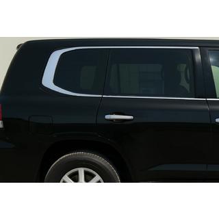 Chromové okenní lišty Design LC300 (nerez) Toyota Land Cruiser 200 2007–2021 fotografie 1