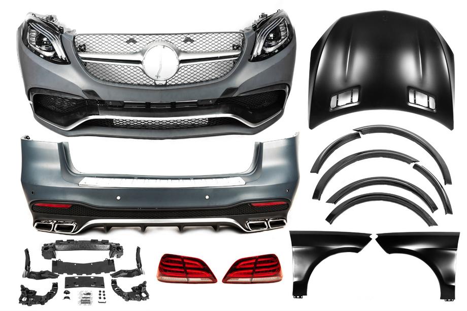 Mercedes GLE/ML třída W166 2011–2018 Facelift kit ML na GLE AMG Fotografie 2