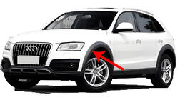 Audi Q5 2008–2017 Zástěrky Premium (4 ks, se širokými rozšiřovači podběhů) fotografie 3