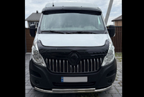 Renault Master 2011–2023 Kšilt na čelní sklo V2 (černý lesk, 5 mm) fotografie 5