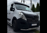Renault Master 2011–2023 Kšilt na čelní sklo V2 (černý lesk, 5 mm) fotografie 6