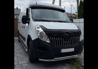 Renault Master 2011–2023 Kšilt na čelní sklo V2 (černý lesk, 5 mm) fotografie 7