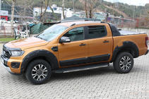 Ford Ranger 2011–2022 Lišty dveří EuroCap (4 ks, ABS) fotografie 5