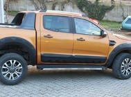 Ford Ranger 2011–2022 Lišty dveří EuroCap (4 ks, ABS) fotografie 3