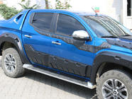 Mitsubishi L200 2015–2024 Lišty dveří EuroCap (6 ks, ABS) fotografie 8