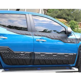 Lišty dveří EuroCap (6 ks, ABS) Mitsubishi L200 2015–2024 fotografie 4