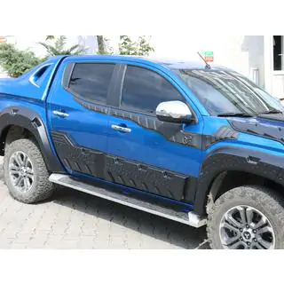 Lišty dveří EuroCap (6 ks, ABS) Fiat Fullback 2016– fotografie 4
