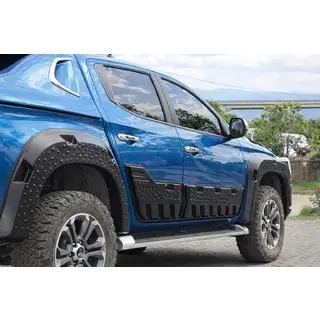 Lišty dveří EuroCap (6 ks, ABS) Fiat Fullback 2016– fotografie 2