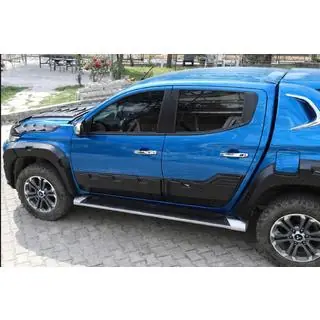 Lišty dveří EuroCap (6 ks, ABS) Fiat Fullback 2016– fotografie 3