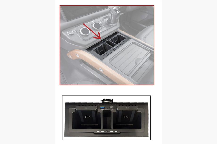 Land Rover Defender 2019– Originální bezdrátová nabíječka pro zařízení Image