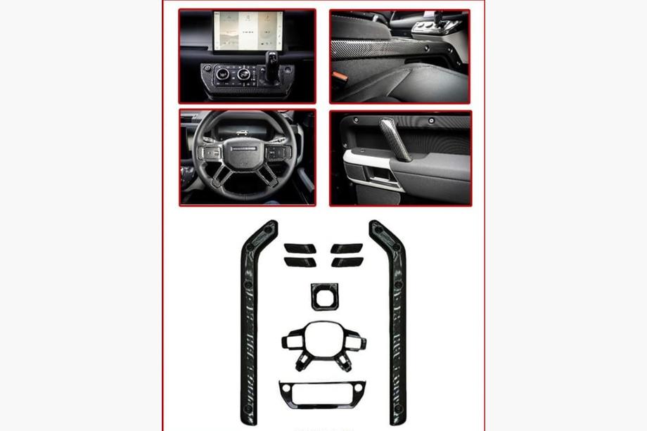 Land Rover Defender 2019– Karbonové lišty do interiéru Image