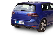 Volkswagen Golf 7/E-Golf 2012–2020 Spoiler Meliset HB (4 ks, ABS plast) fotografie 1