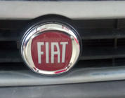 Fiat Emblém (červený V2, samolepicí) 120 mm fotografie 3