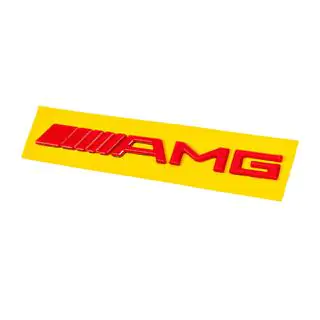 Emblém AMG (20 cm, ABS, červený) fotografie 1
