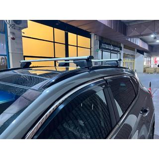 Uzamykatelné příčníky na integrované střešní podélníky Wizard V2 (2 ks) Hyundai Tucson TL 2016–2021 fotografie 2