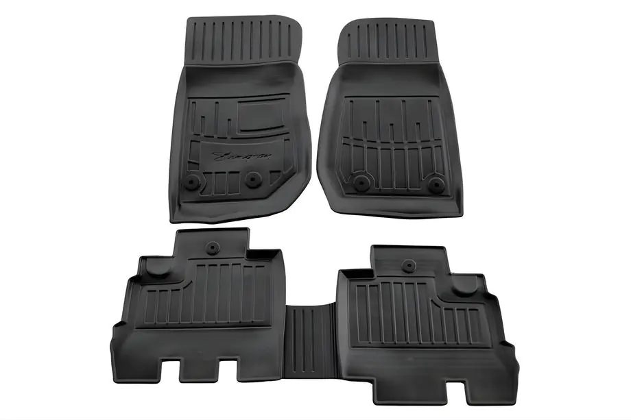 Jeep Wrangler 2007–2017 Gumové autokoberce Stingray 3D (5D, sada 5 ks, polyuretan) Image