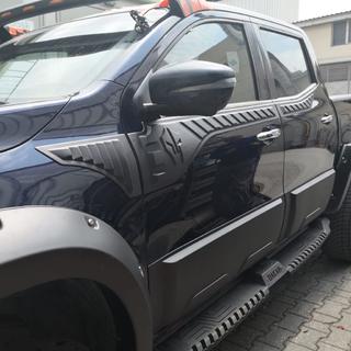 Horní lišta dveří (6 ks, ABS) fotografie 3