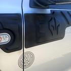 Volkswagen Amarok 2010–2022 Horní lišty dveří (6 ks, ABS) fotografie 4