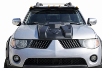 Mitsubishi L200 2006–2015 Kryt kapoty V2 (ABS) fotografie 2